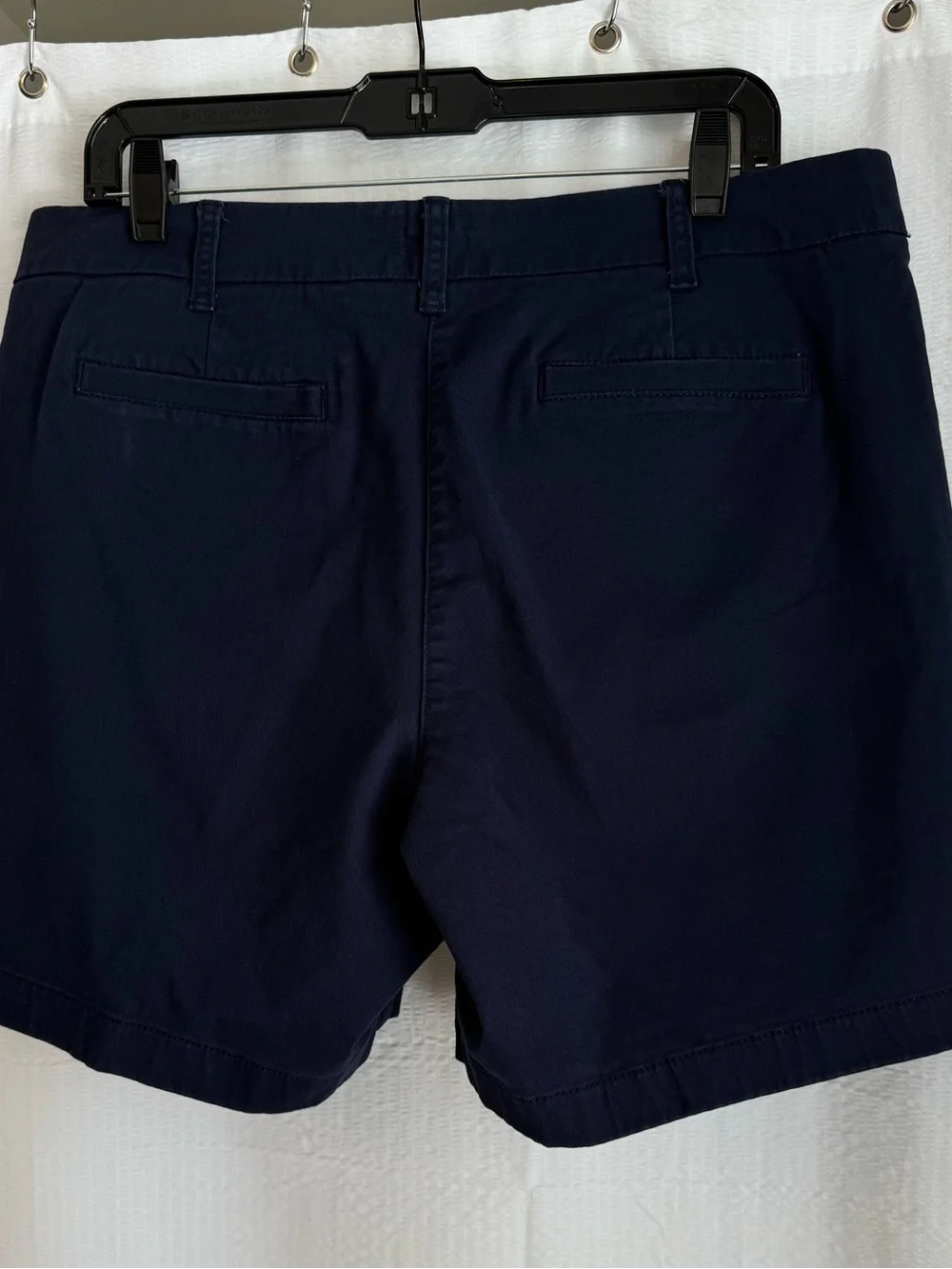 J. Crew Stretch Chino Navy Classic Shorts 7” inseam